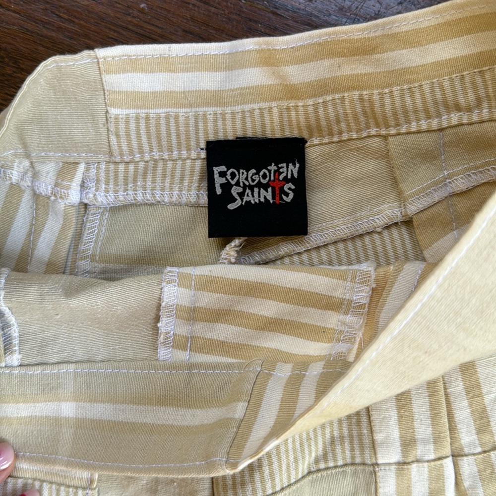 Forgotten Saints High Waisted Patchwork Pants - image 3